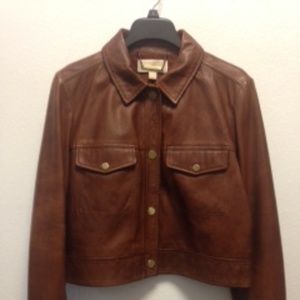 NWOT Michael Kors Leather Jacket